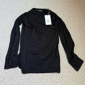 Mandala black long sleeve XS